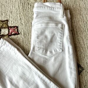 Madewell white jeans, style #AJ195, gently worn, size 27